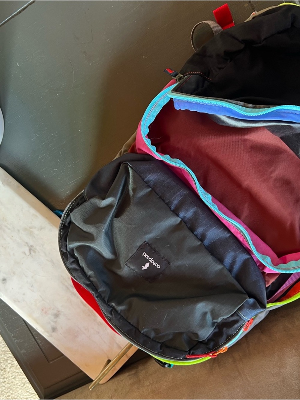 cotopaxi TARSA 16L Del Dia backpack colorful black pink teal backpack travel - Picture 9 of 10